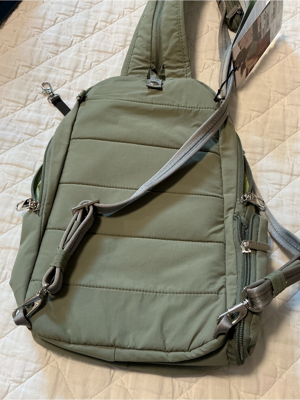 NWT Travelon Roam Anti-theft Convertible Backpack/Sling - Picture 6 of 9